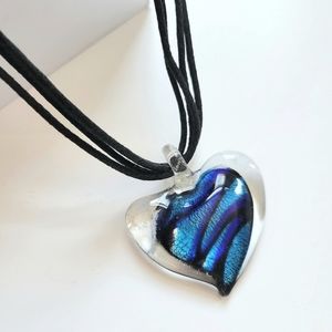 Glass Heart Necklace